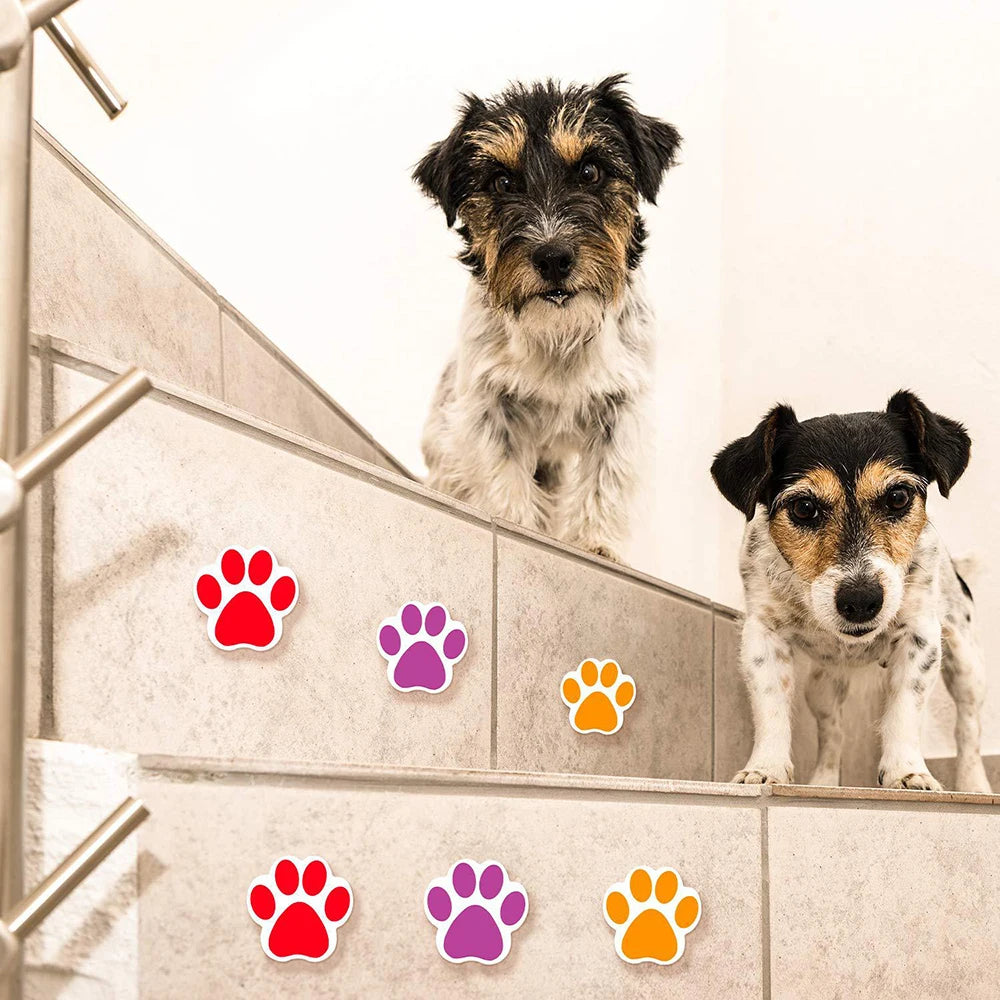 100-500Pcs Round Dog Paw Print Thank You Label Stickers Used for Shipping and Mailing Box Seal Labels Decorative Gifts Stickers