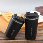 380/510ML Travel Stainless Steel Coffee Cup Thermal Mug Leak-Proof Thermos Bottle Tea Coffee Mug Vacuum Flask Insulated Cups Hot