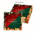 40pcs Count Festive Christmas Paper Napkins with Snowflakes,Merry Christmas Holiday Dinner,Party Birthday Decorations, Christmas
