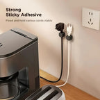 1/3/6/12PCS Magnetic Cable Clips Cable Adjustable Cord Holder Under Desk Cable Management Wire Keeper Cords Organizer Holder