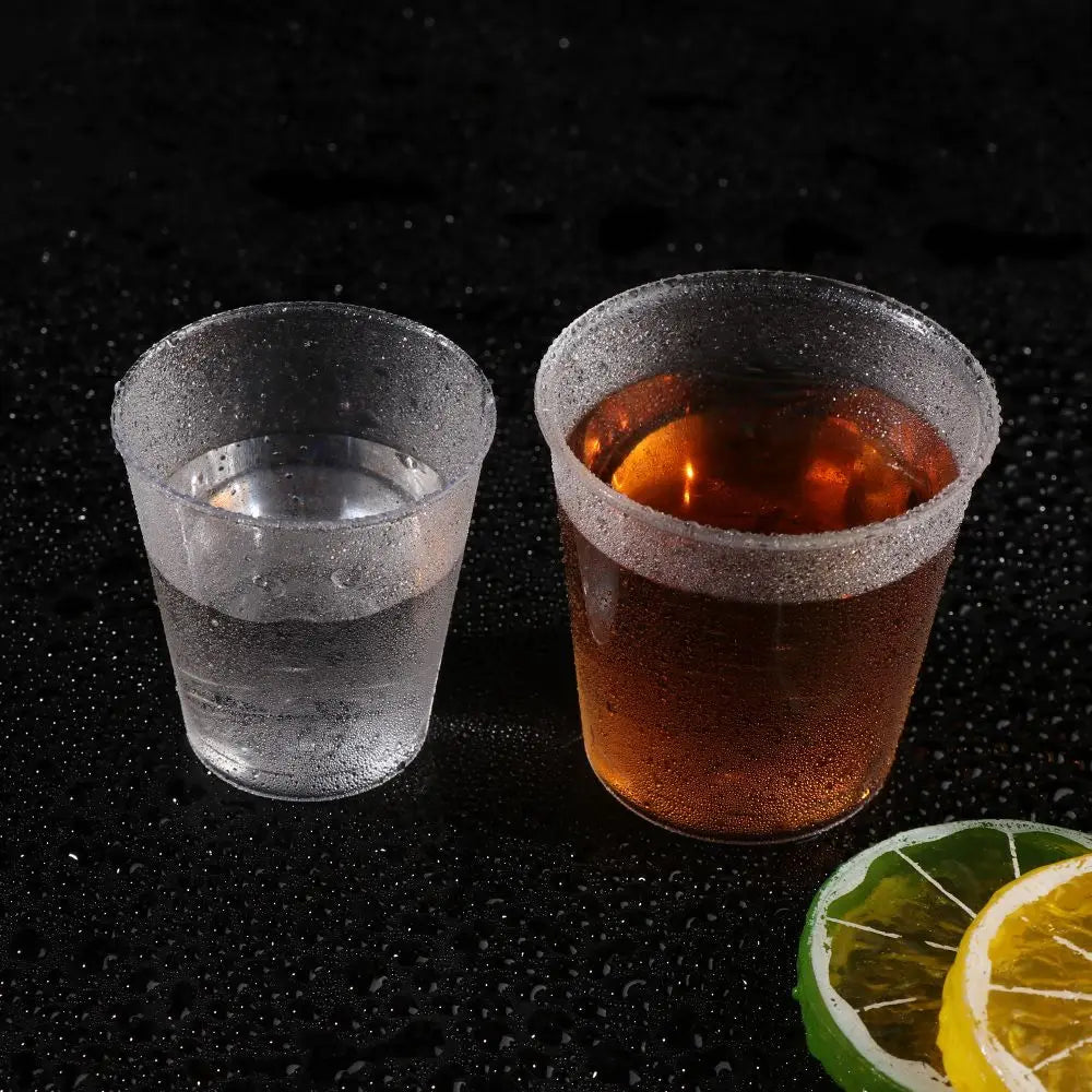 Reusable Transprent Plastic Disposable Dessert Cups Round Pudding Boxes Cupcake Muffin Cup Mould Kitchen Drinks Tools 50/90ml