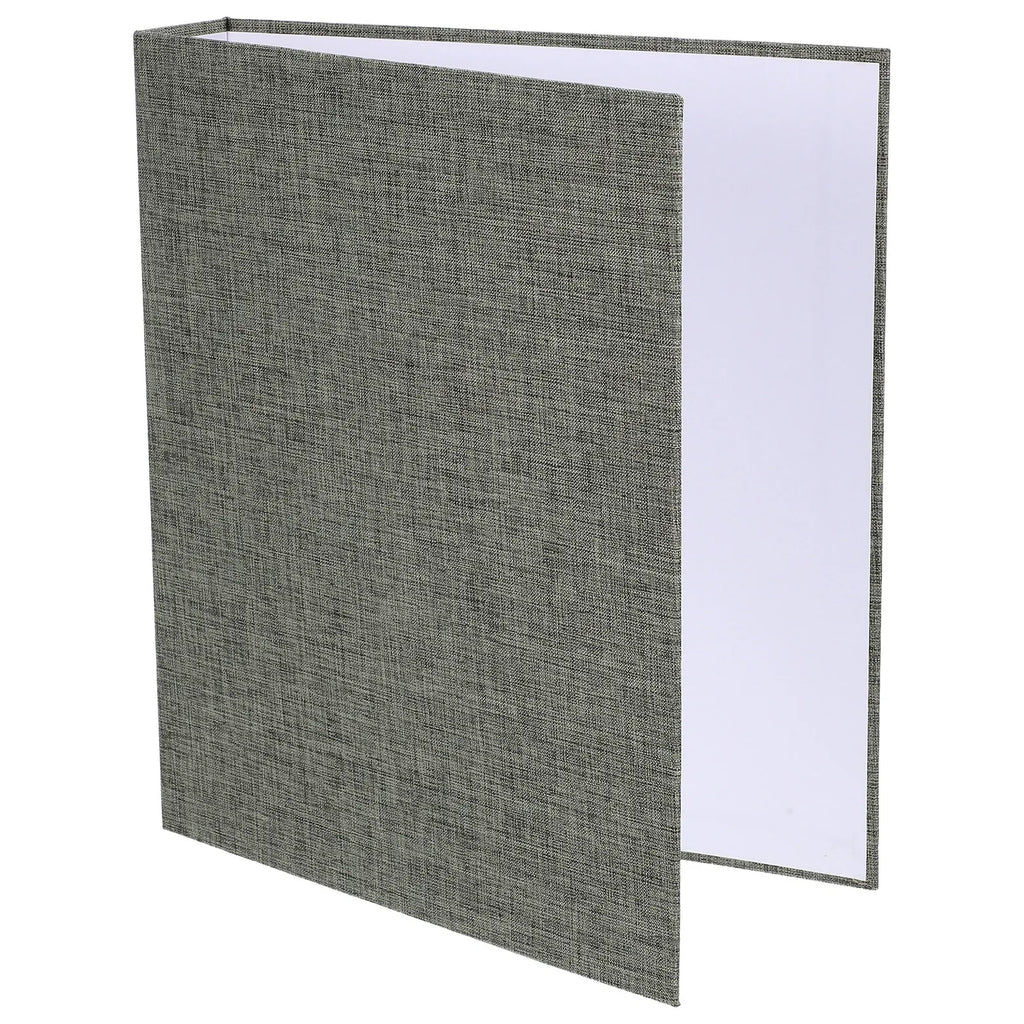 A4 Hardcover Fabric 3 Ring Binder File Organizer Document Holder Office Home Paper Sheet Protector Folder Sheet Organizer