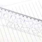 1PC 30cm Folding Flexible Ruler Transparent PVC Creative Drawing Tool Student Stationery Supplies