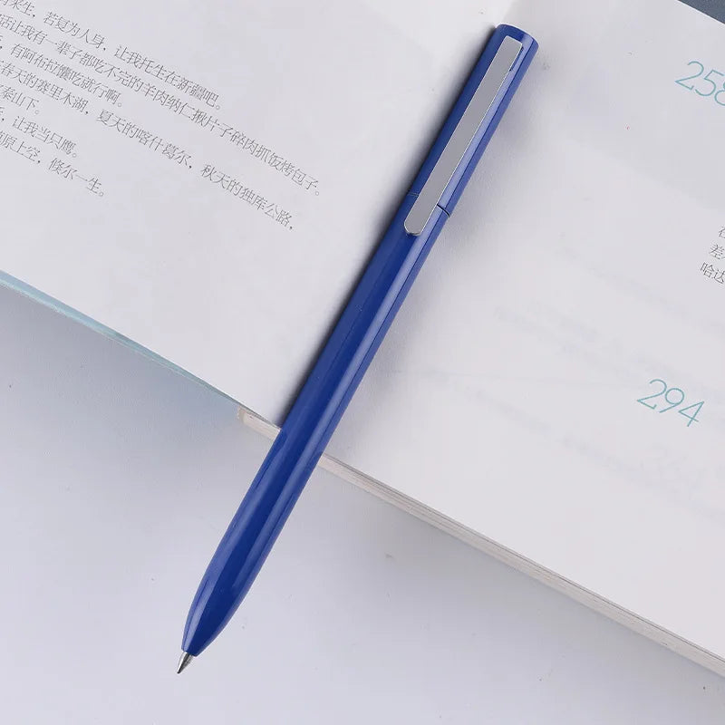 Metal Rotating Gel Pen Sign Pen with Refills for Xiaomi Metal Sign Pens 0.5MM Smooth Low-Key Elegant and Firm Office Business