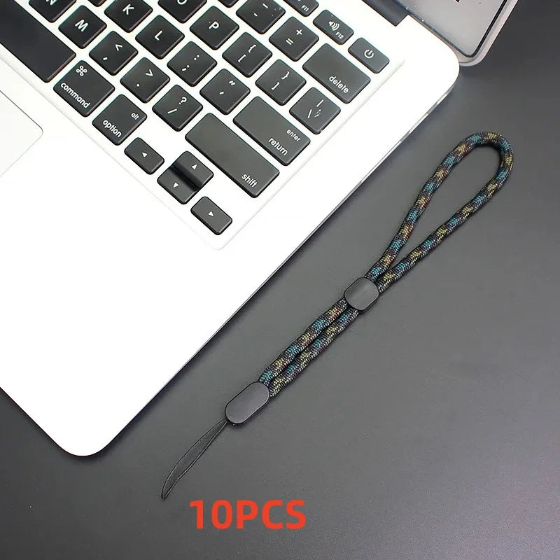 10pcs Adjustable Wrist Strap Hand Lanyard For iPhone Samsung Phone Accessorie Micro Camera GoPro USB Flash Drives Keys ID Card