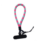 Phone Lanyard Wrist Strap Woven Phone Lanyard Creative Keychain Hanging Rope Anti-lost Security Wristband Universal Short Rope
