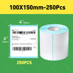 4x6 inch 100*150mm A6 4x4'' Shipping Labels FanFold Paper Rolls Sticker Paper for Thermal Shipping Label LOGO Barcode Address