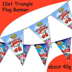 Super Wings Party Supplies Balloons Cup Plates Napkins Tableware For Kids Baby Shower Birthday Party Decoration