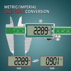 6inch Full Screen Digital Caliper Stainless Steel Metal Caliper 150mm LCD Large Screen Electronic Vernier Caliper Measuring Tool