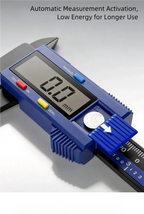 TINSOL 150mm High Precision Digital Caliper Carbon Fiber Reinforced Electronic Vernier Caliper LCD Display Auto Off for Jewelry