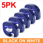 Dymo Label Printer LT100H LT-100H Inkless Label Maker Handheld Label Machine with Dymo 12mm LT Tape or 5PK 91201 91200 Label