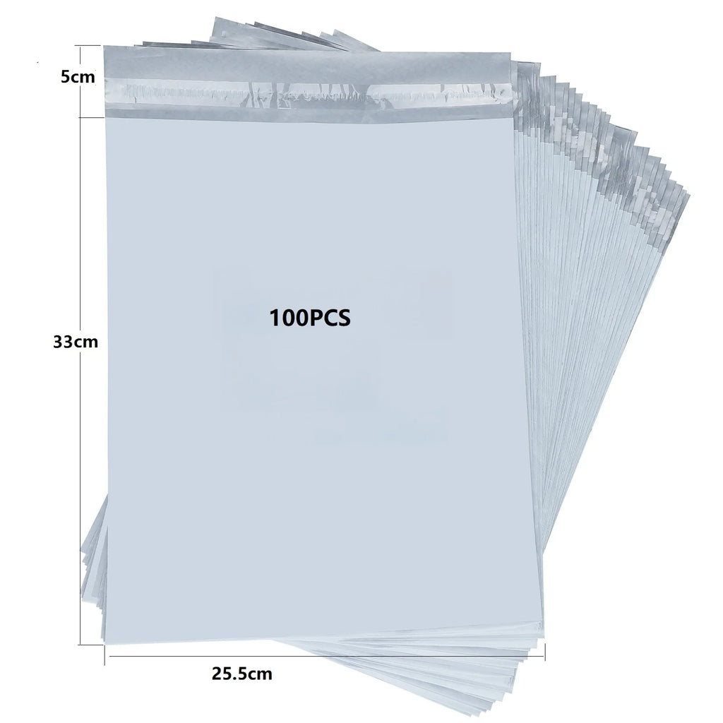 25.5*33cm Shipping Bags For Packaging Courier Bag Self Adhesive Seal White Mailing Bag Envelope Storage Bag Thicken Courier Bags