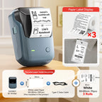 Portable Niimbot B1 Wireless Label Maker Adhesive Sticker Printer Labeling Machine DIY 20-50mm Labels for Office Home