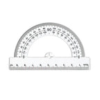 Plastic Set Square Professional With Handle Drafting Tools Scale Ruler Geometry Transparent Angle Protractor School Office