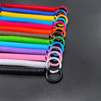 Colorful Spring Coil Lanyard DIY Phone Tether Keychain Pendant Earphone Holder for Mobile Case Accessory