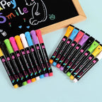 Dust Free Erasable Blackboard Graffiti Glass Window Painting Highlighters Liquid Chalk Pen Art Marker Pen Whiteboard Pen