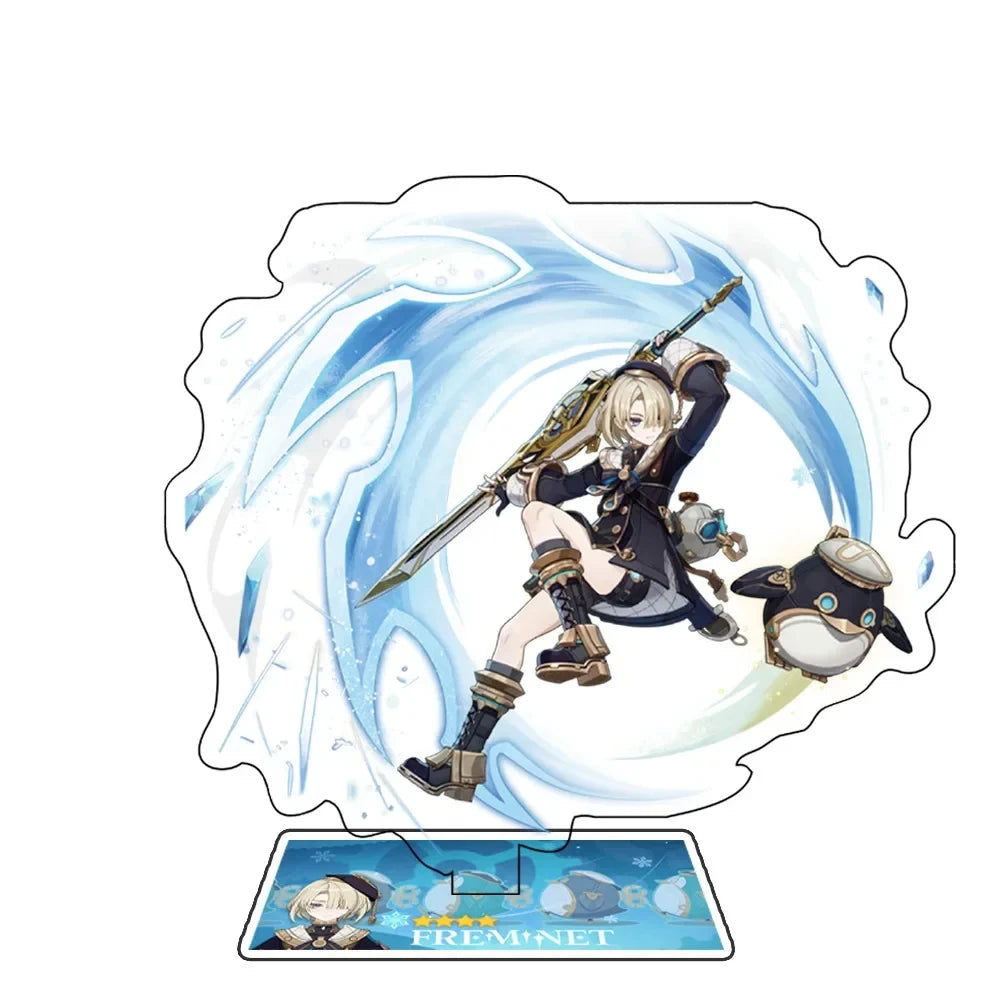 Odette Lohen Flins Durin Mavuika Columbina Xiao Arlecchino Acrylic Anime Model Furina Collect Desktop Decoration Keychains Gift