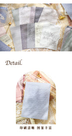 Yoofun 30pcs/pack Large Size Ins Style Material Papers Letter Journal Scrapbooking Background Decoration Paper Memo Pads