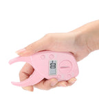 Body Fat Caliper Body Fat Loss Tester Pink Body Fat Monitors Portable Digital Skinfold Measurement Tester Measuring Caliper
