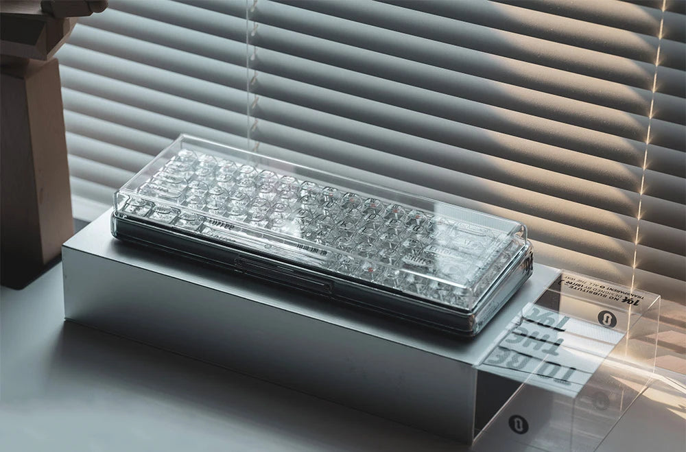 Mechanical Keyboard Dust Cover Acrylic Protecting Shell Hot Bent Compatible With Layout 60 68 87 104 96 WOOTING ROG Azoth IKKI