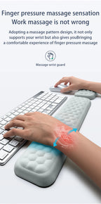 Keyboard Mouse Wrist Protection Rest Pad Ergonomic Office Typing Relax Wrist Memory Foam Mouse Pad PC Computer Laptops Mouse Pad