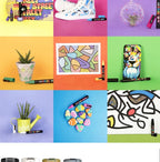 1pcs Japan UNI POSCA Marker Pen PC-1M/3M/5M POP Poster Graffiti Permanent Acrylic Marker White Black Gold Silver Art Supplies