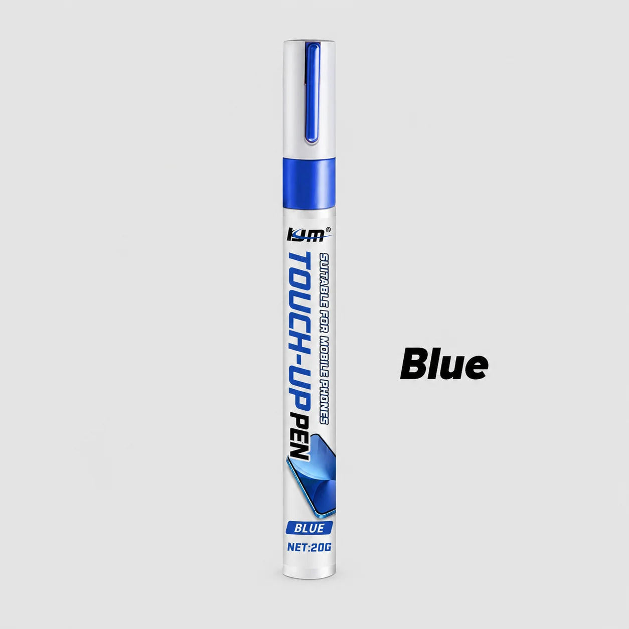 Black Touch-Up Paint Pen 20g - Scratch Remover For Mobile Phone, Camera, Black Surface Chipped Paint Repair Tool