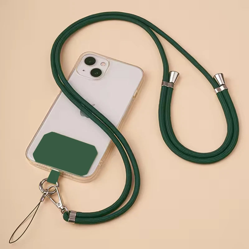 Crossbody Lanyard Necklace Strap Universal Mobile Phone Adjustment Long Hanging Rope With Clip Anti-Lost Lanyard