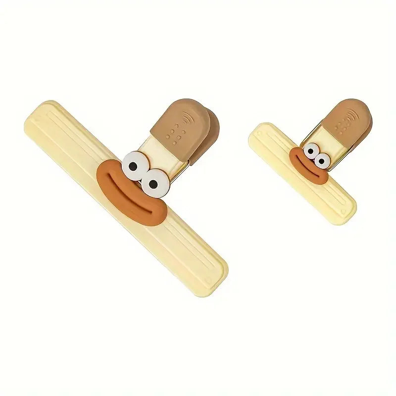 2/6 Pcs Creative Snack Sealing Clip Food Preservation And Moisture-Proof Sealing Clip Multifunctional Office Long Tail Clip