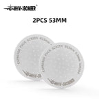 MHW-3BOMBER Titanium Coating Espresso Puck Screen 51/53/58.5mm Reusable Metal Filter 0.8mm Thickness Lower Shower Screen