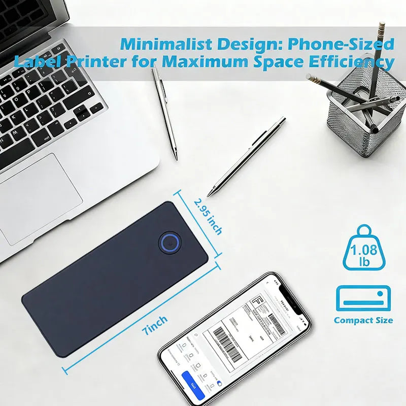 Wireless Bluetooth Thermal Desktop Shipping Label Printer 4x6 Support Android Mac iPhone Windows - Shipping Label Printer