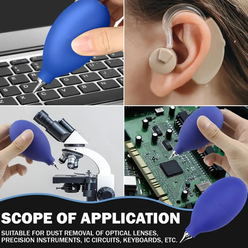 Rubber Bulb Air Pump Dust Blower Cleaning Cleaner for Keyboards Cell Phones Electronic Equipment Cleaning Tool Rubber Air Blower
