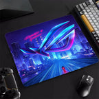AS-US ROG Game Player Square Mousepad Small Size Home Desk Protector Mat Washable Desktop Mouse Pad Anti-slip Rubber Table Mats