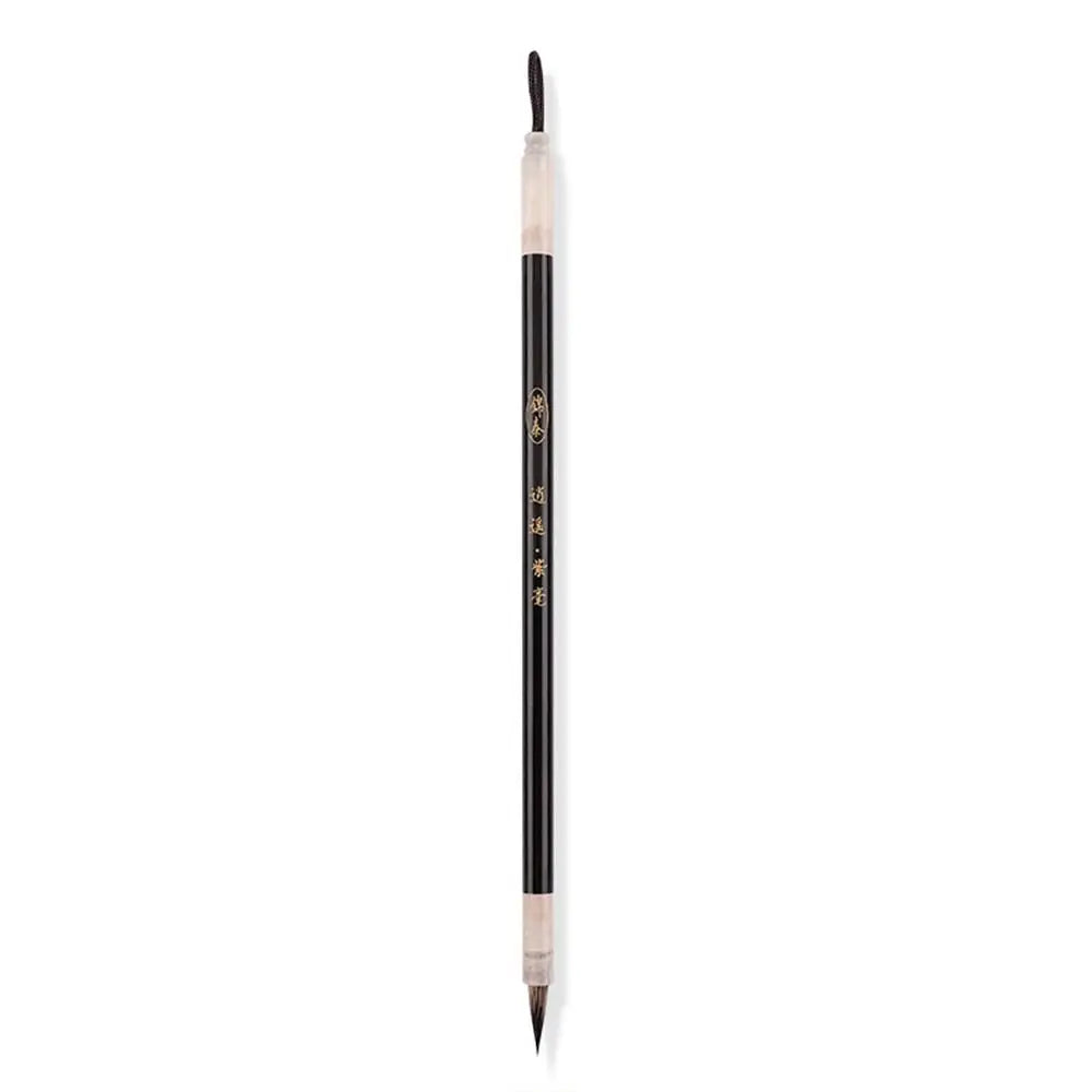 Traditional Chinese Calligraphy Brush Oil Watercolor Wolf Hair Scriptures Writing Brush Wood Oil Painting Art Paint Brush