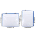 Wall Hanging A4 Receipt Organizer Waterproof Water Resist Document Storage Bag PVC Transparent File Folder for Classroom Office