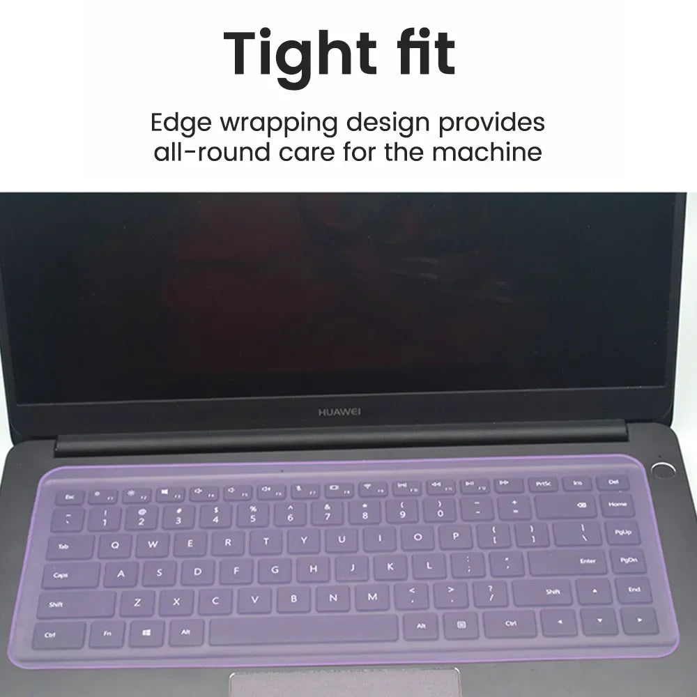 Universal Laptop Keyboard Cover Protector 12-17 inch Waterproof Dustproof Silicone Notebook Computer Keyboard Protective Film