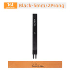 WUTA 1pc 3/4/5/6mm Leather Chisel Tool Diamond Pricking Iron Basic Hole Punch Stitching Leather Craft Tools