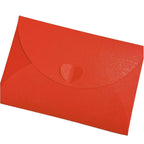 20pcs Colored pearlescent Envelope Thick Cardboard Small Foldable DIY Paper Envelopes Self Locking Buckle Letter Gift Card Cover
