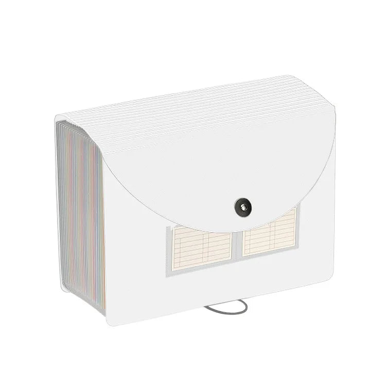 Expanding File Folder, 13/24 Pocket Accordion A4 Letter Size Portable Document Organizer with Colored Tabs，For students