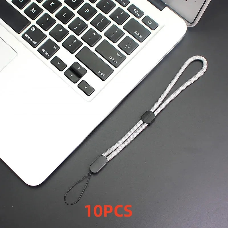 10pcs Adjustable Wrist Strap Hand Lanyard For iPhone Samsung Phone Accessorie Micro Camera GoPro USB Flash Drives Keys ID Card