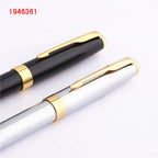 Luxury high quality 388 Black for stainless steel Business office school supplies Ballpoint Pen Golden Clip New