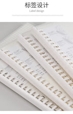 Translucent Frosted Notebook Inner Core Planner Binder Accessories Diary Stationery School Supplies A5 B5