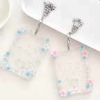 Transparent Clear Acrylic 3 Inch Kpop Photocards Holder Photos Cards Star Holder Bags Pendant Star Chaser Card School Stationery