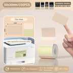 NIIMBOT B21/B203/B3S Colored Label Machine Printing Paper Self Adhesive Label Waterproof Oil Resistant Tear Resistant Label