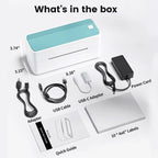 Phomemo 241 Bluetooth Shipping Printer Thermal Wireless Label Printer 108mm Compatible with iPhone Android Mac Window Wide Used