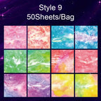 Creative Square Star Sky Constellations Origami Paper Kid DIY Handmade Double-sided Coloring Fold Craft Paper Art Material Gift