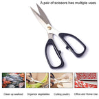 1PC，Durable Stainless Steel Household Scissors Office Scissors Paper Tailor Scissors Garden Scissors Household Scissors Tools