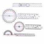 0- 360 Degree Goniometer Angle Medical Spinal Angle Ruler Angle Inclinometer Ruler Protractor Angle Finder Measuring Tools New