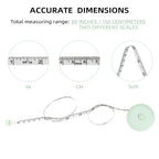 2M Soft Retractable Tape Measure Self-Lock Flexible Ruler for Tailor Sewing Body