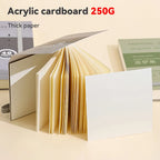 40sheet Tearable Drawing Notebook Sketchbook Handbook 250gsm Paper Mini Book for Watercolor Acrylic Marker Pen Gouache